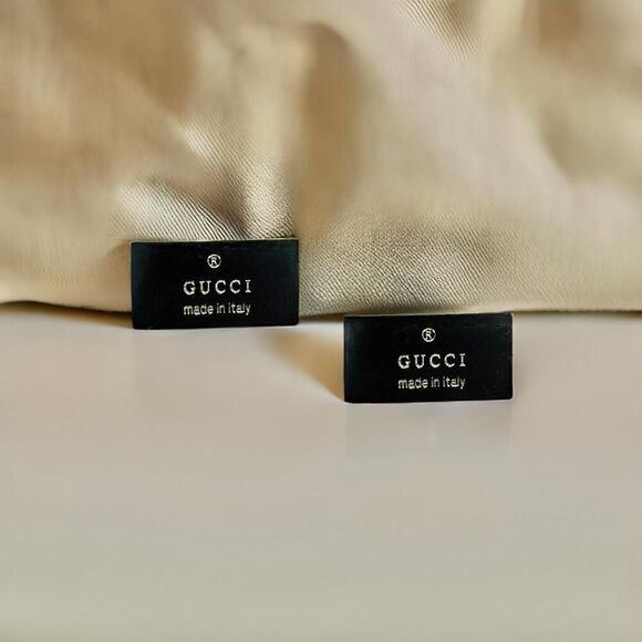 Gucci Estate Mens Cufflinks Sterling Silver G40 - Picture 1 of 6